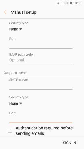 Press SIGN IN. Press SIGN IN.