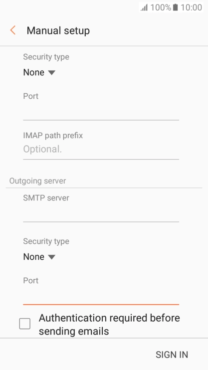 Press SIGN IN. Press SIGN IN.