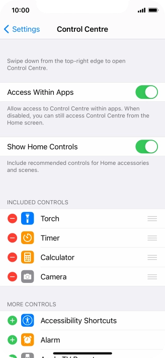 Press the indicator next to Press the indicator next to