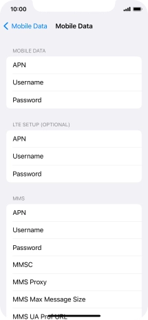 Press APN and key in live.vodafone.com. Press APN and key in live.vodafone.com.