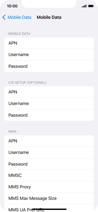 Press APN and key in live.vodafone.com. Press APN and key in live.vodafone.com.