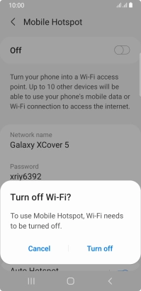 Press the Home key to return to the home screen.