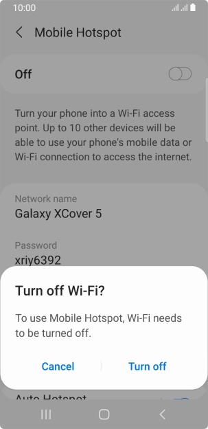 Press the Home key to return to the home screen.