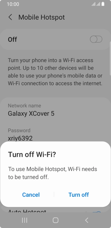 Press the Home key to return to the home screen.