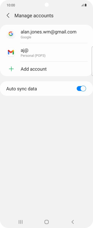Press the Home key to return to the home screen.