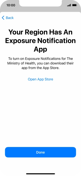 Press Open App Store and follow the instructions on the screen to download and install the app.