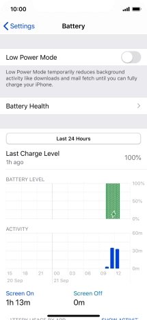 Press Battery Health.