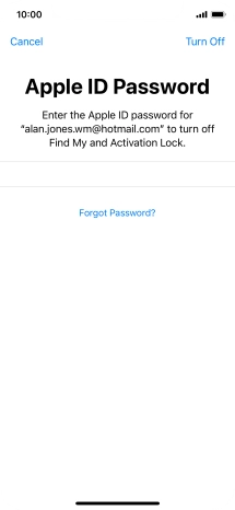 Press Turn Off. Press Turn Off.