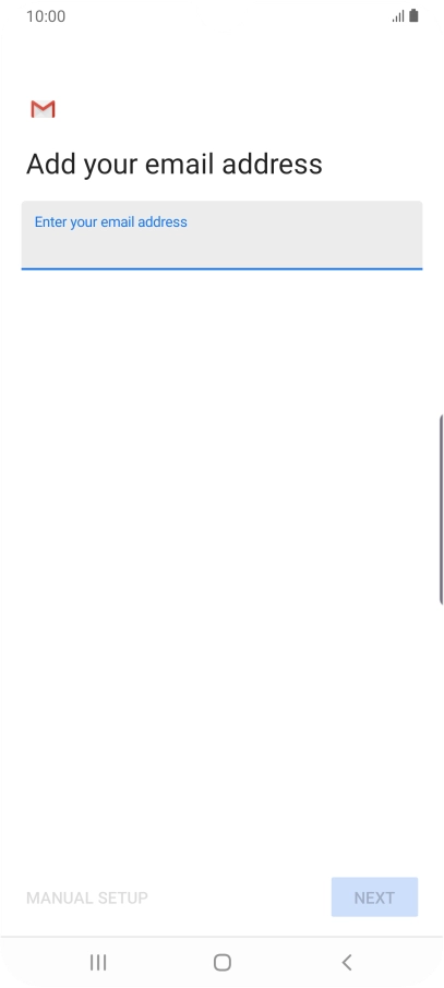 Press the field below 