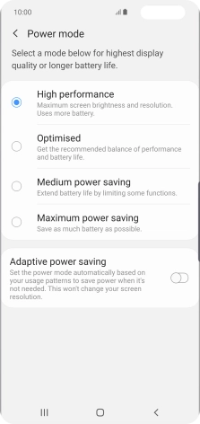 Press the Home key to return to the home screen.
