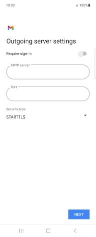 Press the field below 
