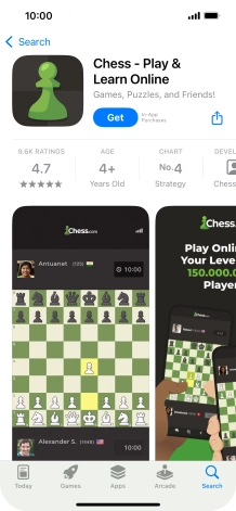 Press Get and follow the instructions on the screen to install the app.