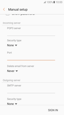 Press the drop down list below 