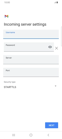 Press the field below 