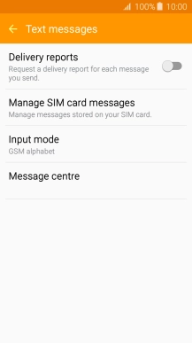 Press the Home key to return to the home screen.