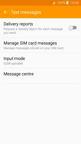 Press the Home key to return to the home screen.