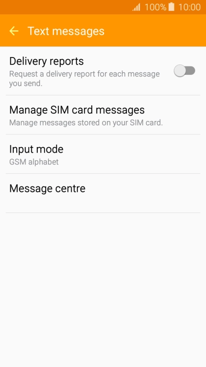 Press the Home key to return to the home screen.