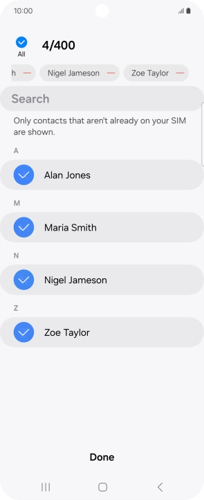 Press Done. Press Done.