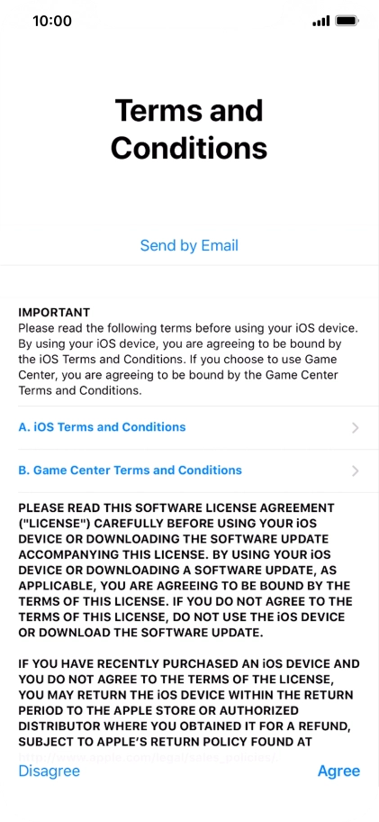 Press Agree. Press Agree.