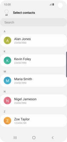 Press the field above 