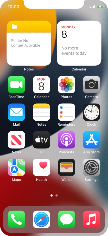When the battery charging icon is displayed, the battery is charging.
