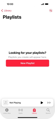 Press New Playlist.