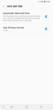 Press the Home key to return to the home screen.