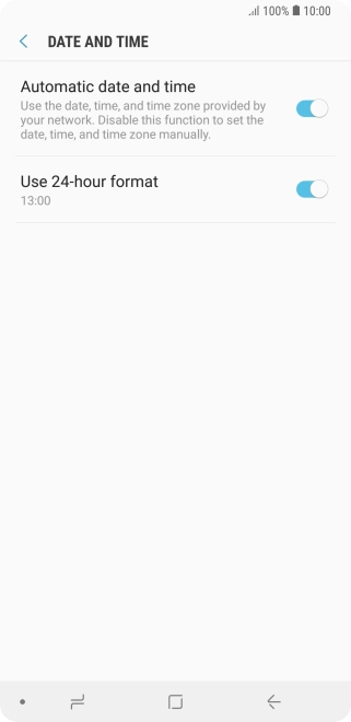Press the Home key to return to the home screen.