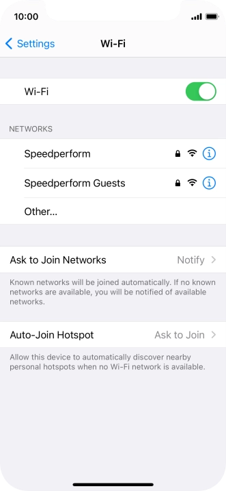 Press the required Wi-Fi network and key in the password for the Wi-Fi network. Press the required Wi-Fi network and key in the password for the Wi-Fi network.