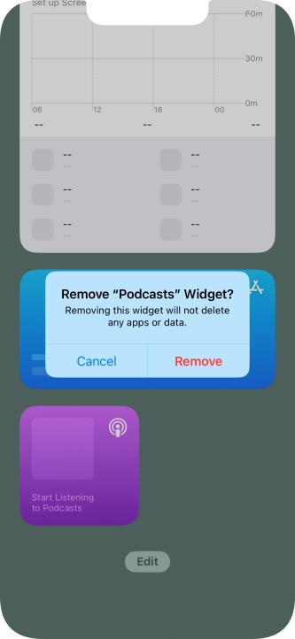 Press Remove.