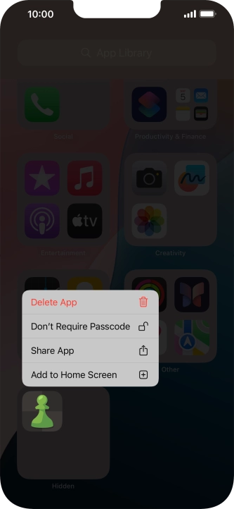 Press Don't Require Passcode.