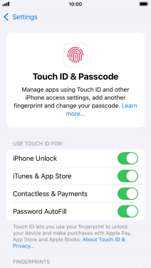 Press the indicators next to the required settings to turn them on or off. Press the indicators next to the required settings to turn them on or off.