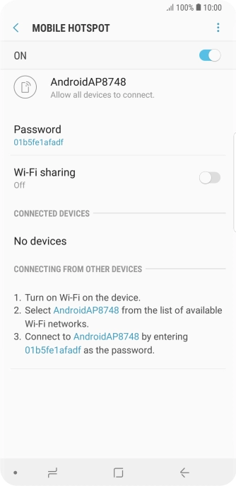 Press the Home key to return to the home screen. Press the Home key to return to the home screen.