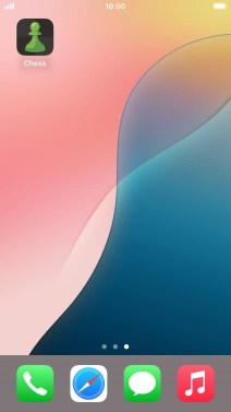 Press and hold the required app.