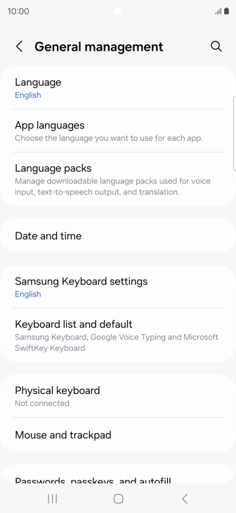 Press Date and time.