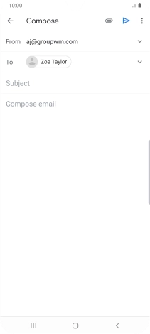 Press Subject and key in the required subject.