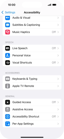 Press the required category below 