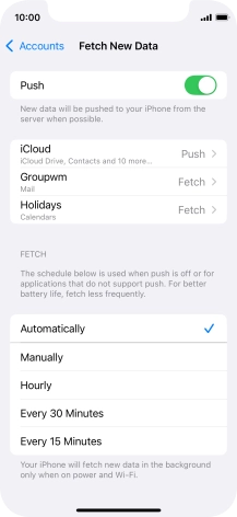 Press the indicator next to Press the indicator next to