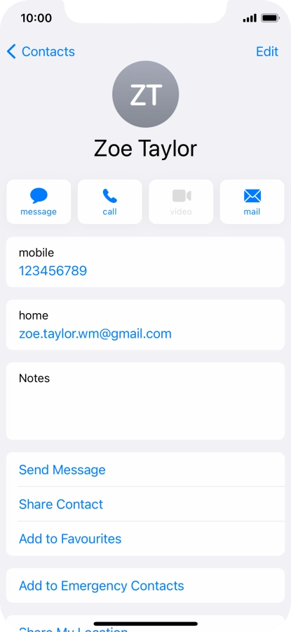 Press the required number.