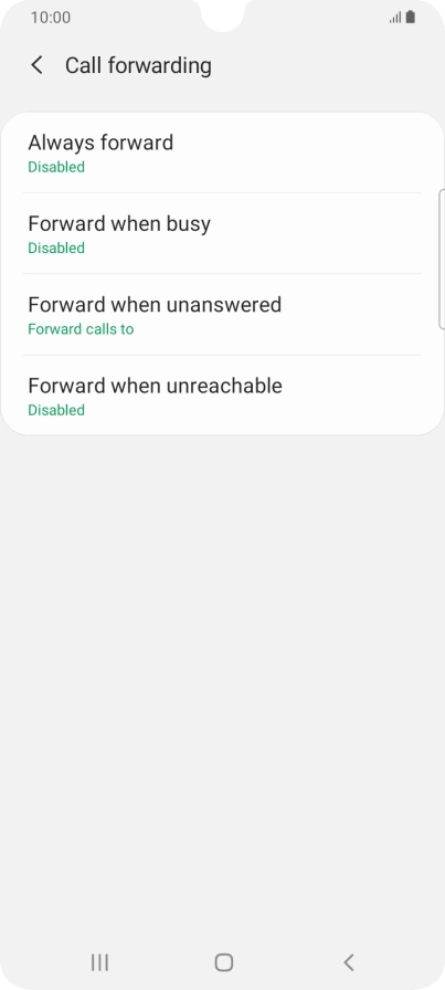 Press the Home key to return to the home screen.