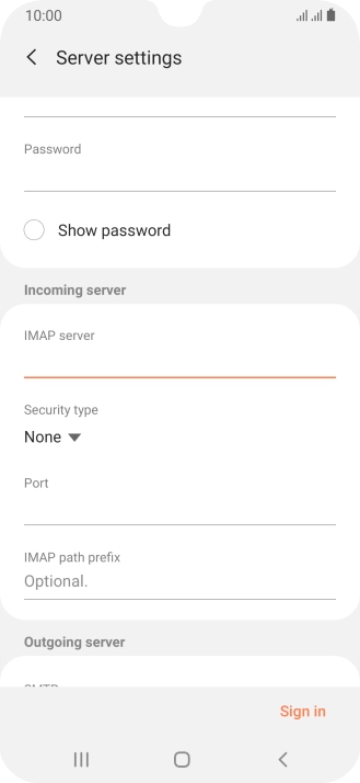 Press the drop down list below 