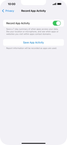 Press Save App Activity.