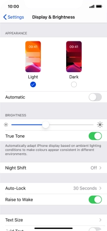Press Dark. Press Dark.