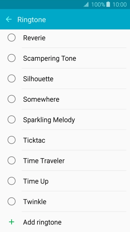 Press Add ringtone.