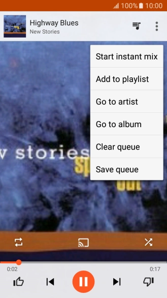 Press Add to playlist.