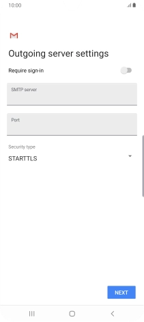 Press the field below 