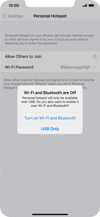 If Wi-Fi is turned off, press Turn on Wi-Fi and Bluetooth. If Wi-Fi is turned off, press Turn on Wi-Fi and Bluetooth.