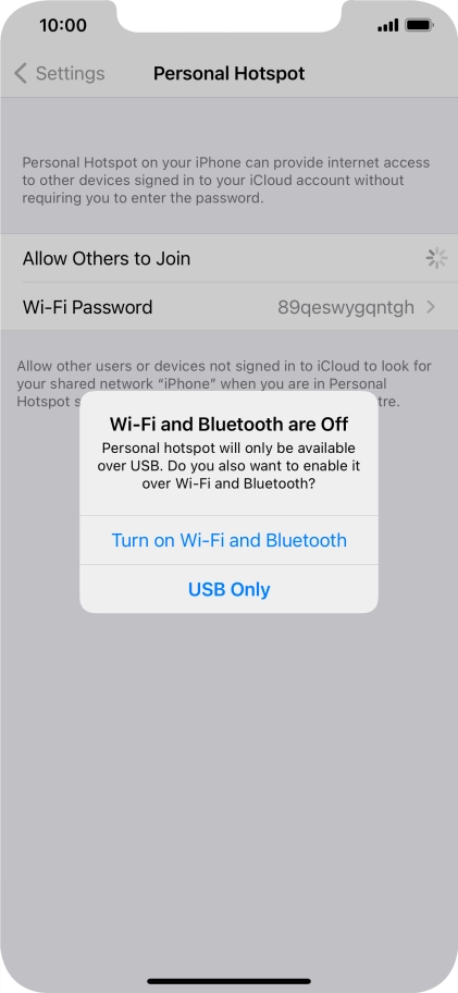 If Wi-Fi is turned off, press Turn on Wi-Fi and Bluetooth. If Wi-Fi is turned off, press Turn on Wi-Fi and Bluetooth.