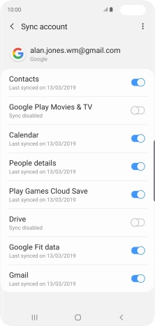 Press the Home key to return to the home screen.