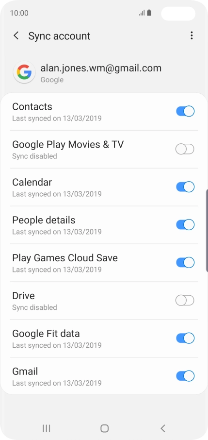 Press the Home key to return to the home screen.